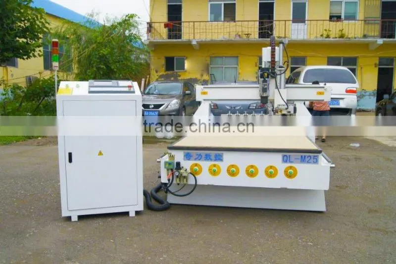 CE approved Working area 1300*2500mm machine with 4 axis cnc 1325 jinan high quality cnc carving machine router