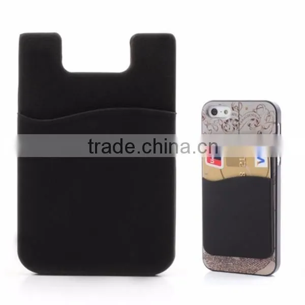 hot sale 3m newly phone sticker/adhesive silicone card holder