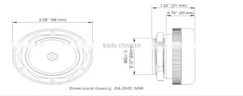 DA 284S Pressure Compensation Bellows Type Expansion Stainless Steel Vent Plug with CE