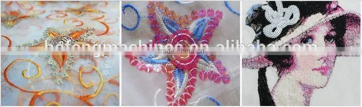 High speed sequin embroidery machine