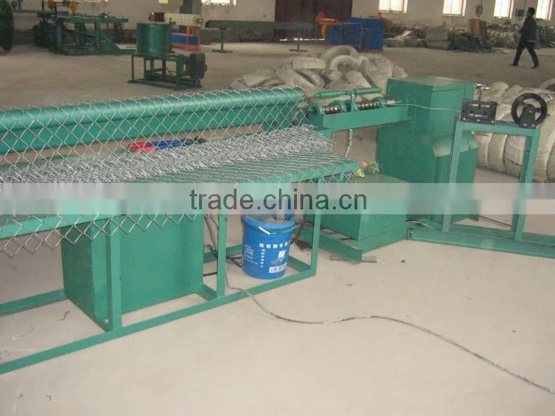 chain link fence making machine