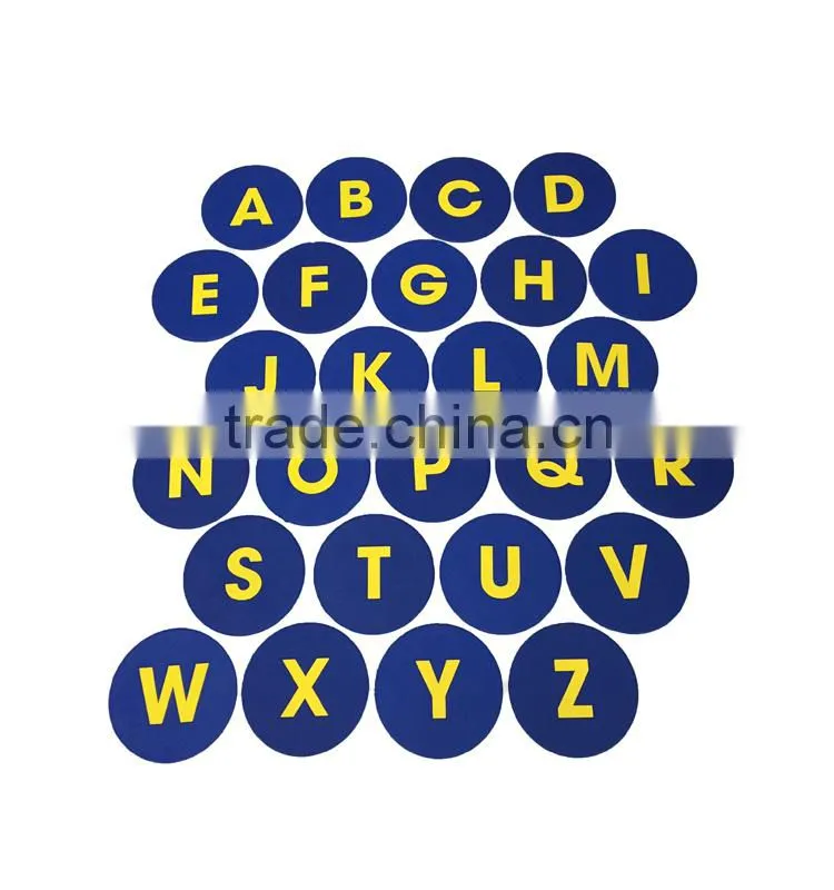 2016 New A-Z English Round Mark Mat For Educational Tool