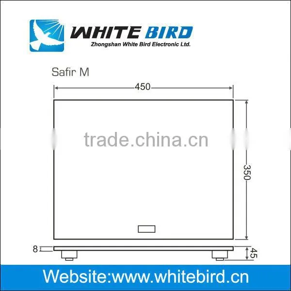Safir digital glass platform weighing scale 100kg/200kg