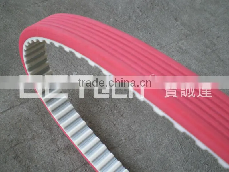 PU Timing Belt With Coated & Grooving Rubber