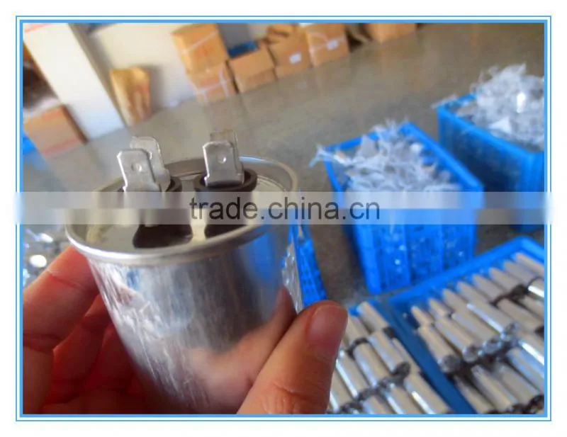 CBB65 metallized polypropylene 100uf oil capacitor for sale