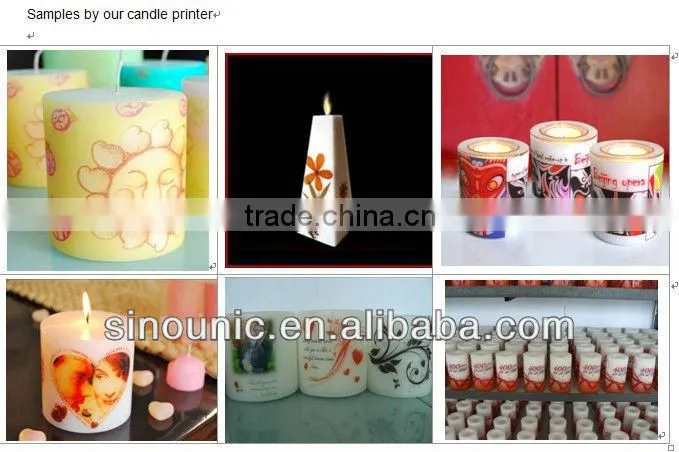 3d digital personalized candle printer