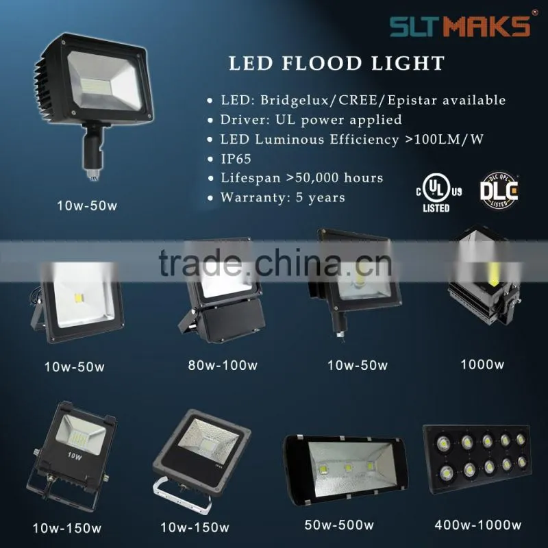 UL CE IP65 80W 100W LED Flood Light with 3 Years Warranty