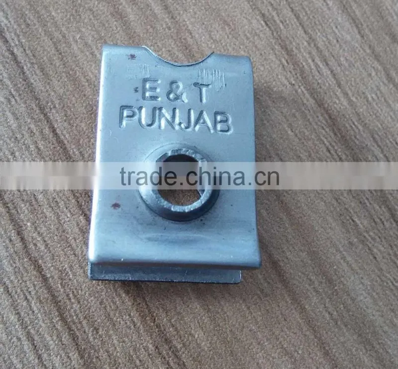 China fastener auto clips card buckle steel metal card buckle