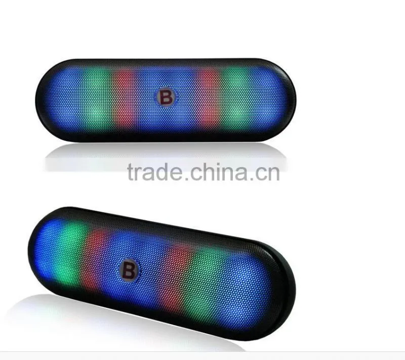 Mini Pill colorful Wireless Bluetooth Speaker with led light