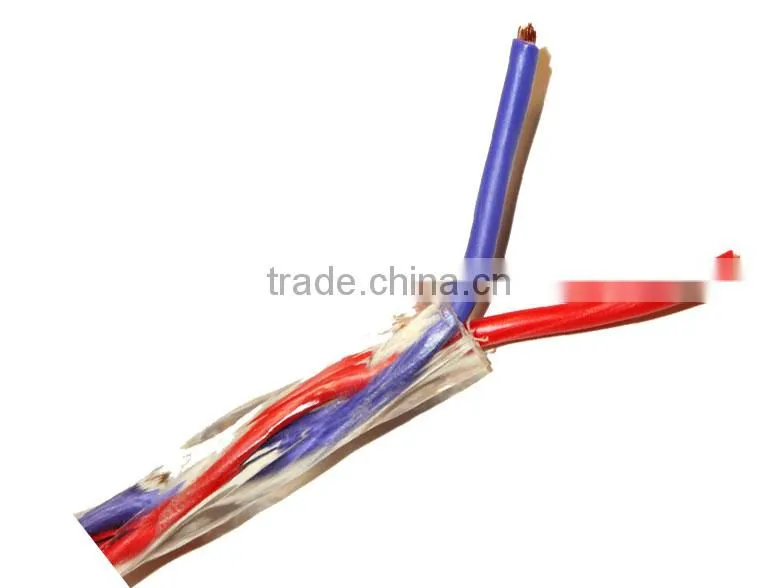 Flexible speaker wire/cable with wooden tray