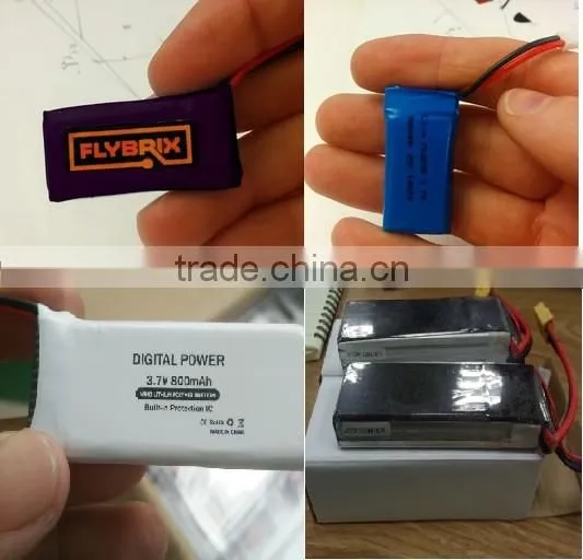 Wholesale 600 mah lithium polymer battery 3.7v for RC hobby