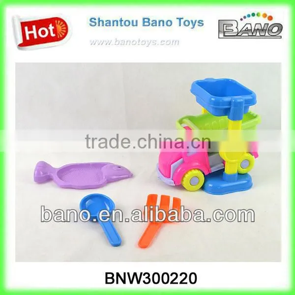 Plastic Sand Beach Toy Truck 5pcs BNW300220