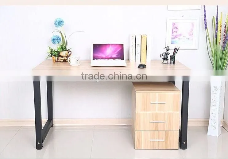 Steel and wood type modern study table computer tabel cheap prices