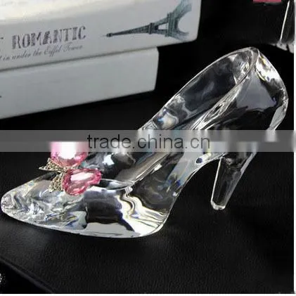 Factory directly wholesale price Fantastic European design crystal shoes for wedding gift