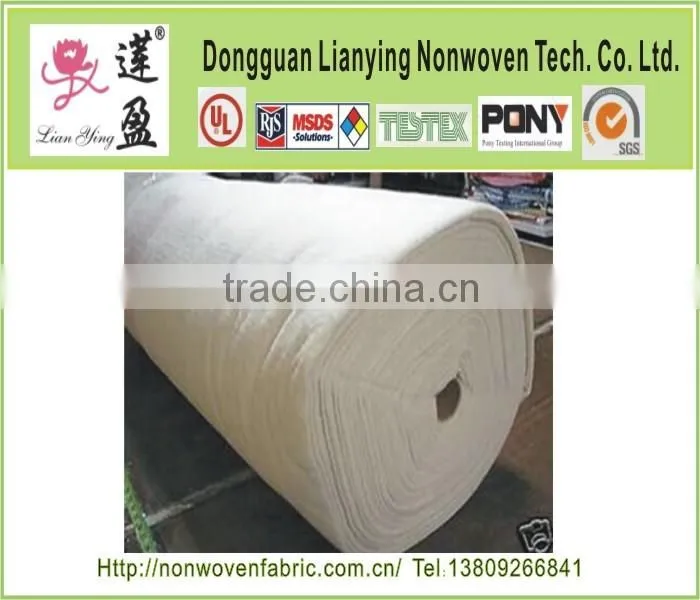 Thermal bonded silk/wool/cotton/polyester batting for quilt/jacket/overall
