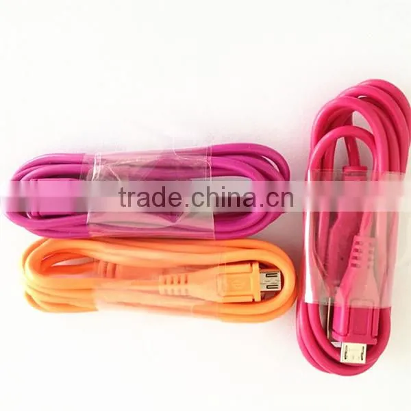 HOT sell micro usb 2.0 data charging cable with CE ROHS approved for cellphone