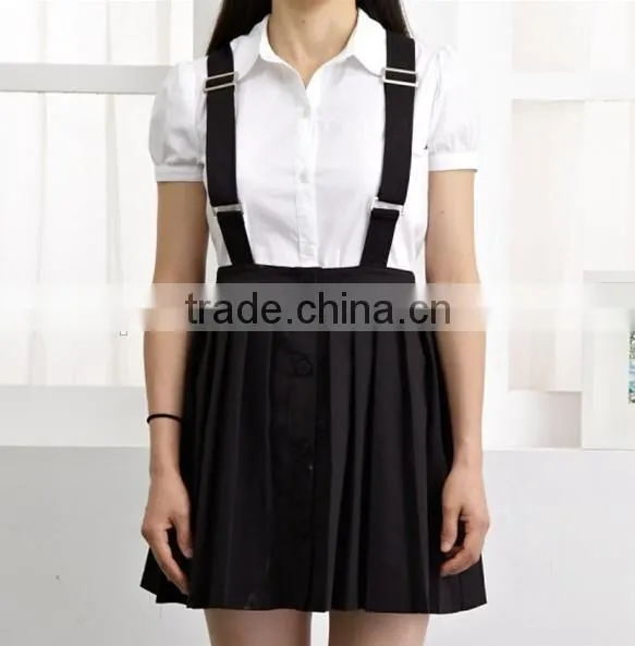 Short Pleated Hem School Uniforms Girls