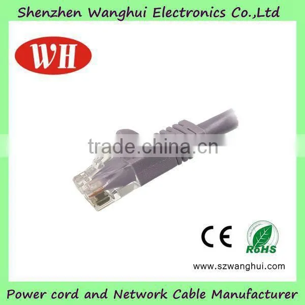 braided shield wire cat5e patch cord cable with tia eia 568 a standard