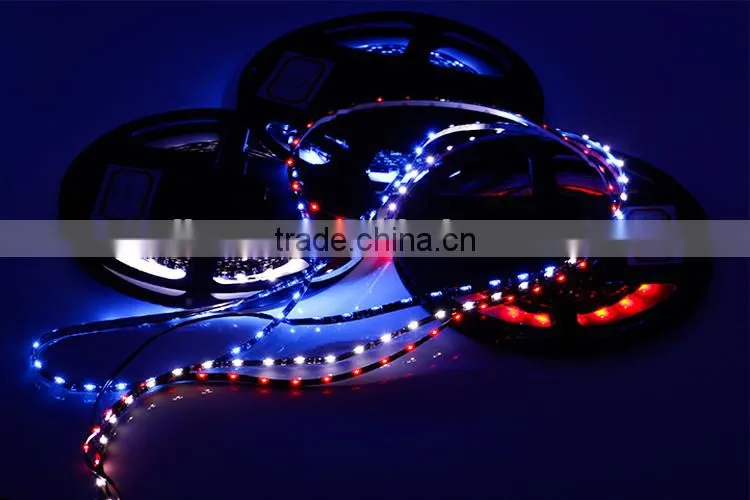 New Products 335 LED Strip Black Side Emitting LED Flexible Strips Lights Waterproof 12V Lights For Home