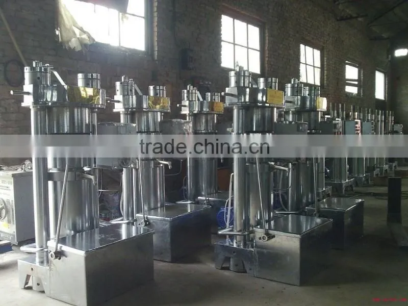 High oil-pressing ratio Hydraulic almond oil extraction machine for sale