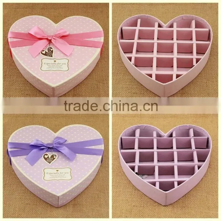 Decorative candy boxes gift box, with ribbon decorative box for candy