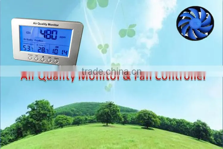 High accuracy multi-function indoor air quality monitor, portable CO2 monitor AQ-01