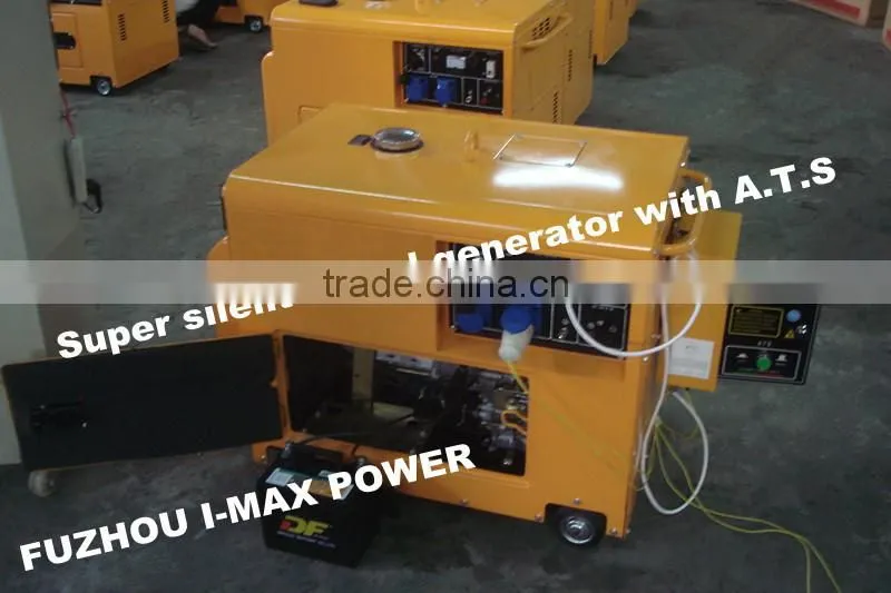 Fuzhou I-MAX 7.5kva silent diesel generator