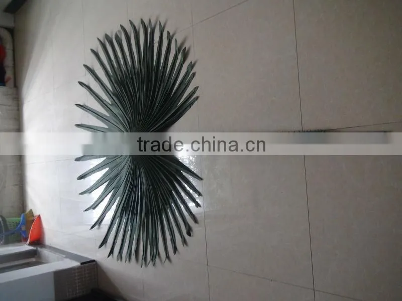 High simulation Artificial palm tree leaves/Fake Palm leaves/Silk leaves/plastic palm leaves