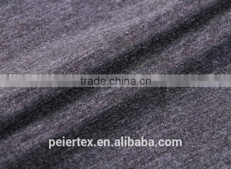 Fabric supplier smooth 100 polyester microfiber nylon spandex fabric cotton spandex rib cobalt blue fabric