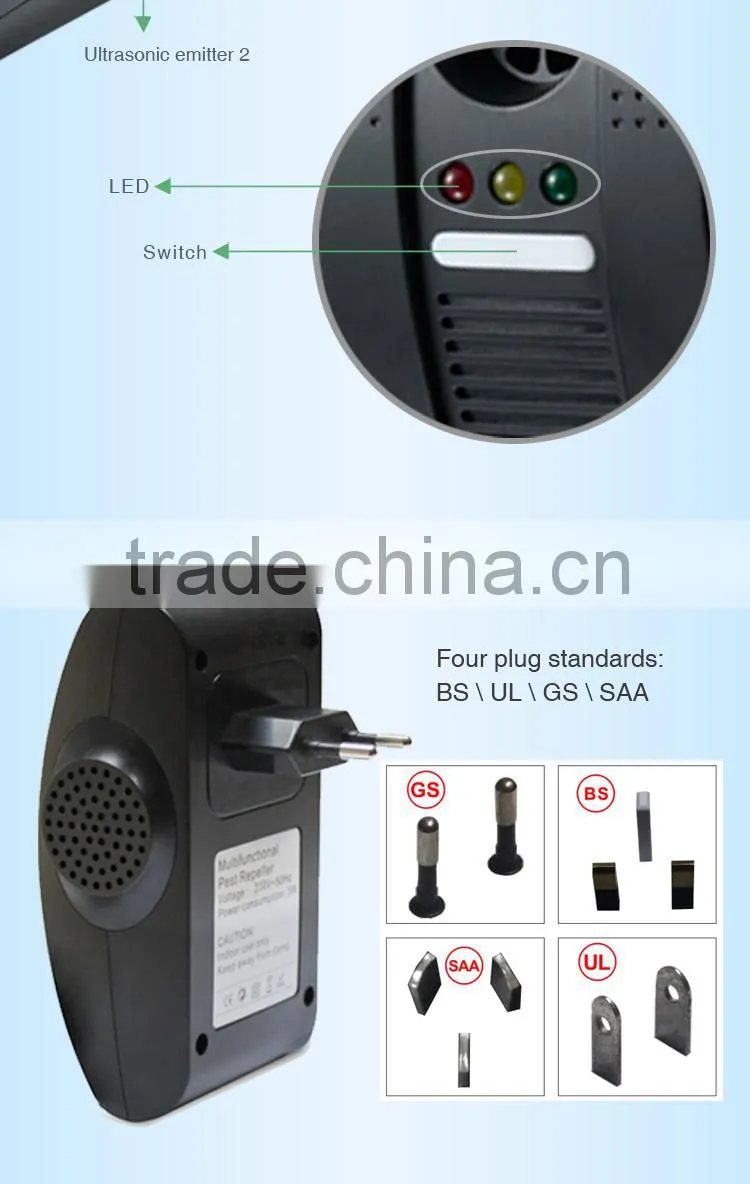 New Gadget 2014 Ultrasonic Mosquito Repeller AN-B019