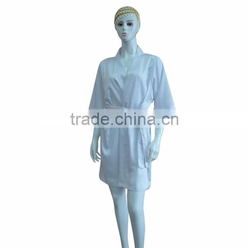 Fashion Women's Short Kimono Satin Silk Bridesmaid Robe