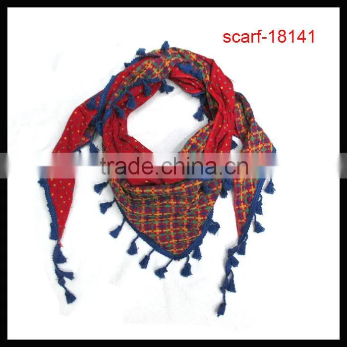 Hot Sale New Style triangle with small flower scarf