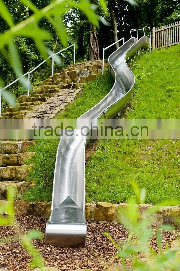 Park Stainless Steel Curve Slide