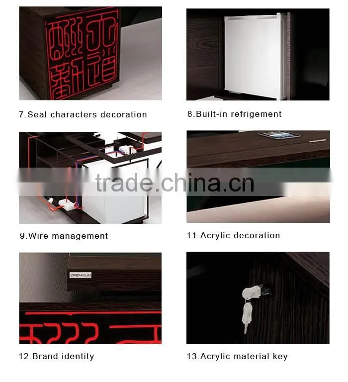 One Stop Office Furniture High End Wooden Executive Desk YS-ED01