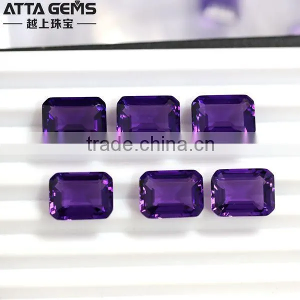 Lab Created Amethyst 16x12mm synthetic large amethyst crystal