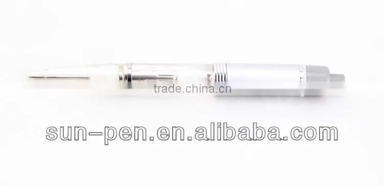 metal LED pen with red and blue light