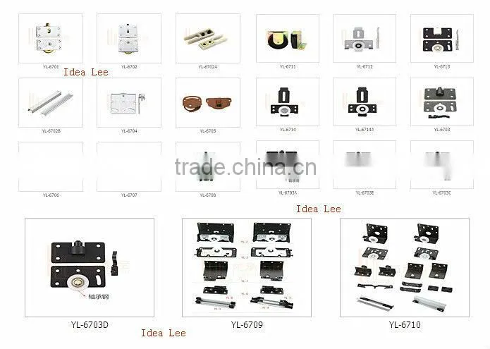 Nylon sliding gate wheel rollers for sliding doors closet