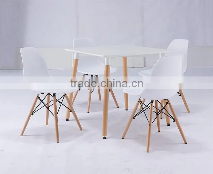modern new designed MDF beech wood dining table DT157