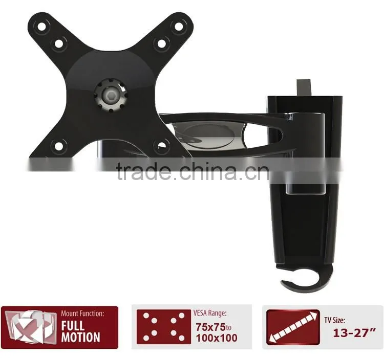 aluminium adjustable TV mounting bracket for 13"-27" screen TV