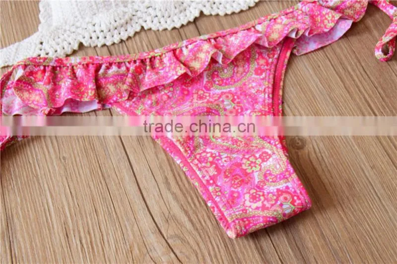 fashion crochet bikinis beachwear , new ladies sexy crochet bikini