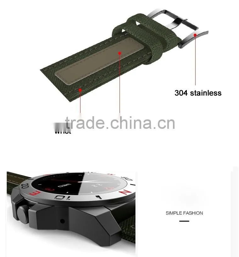 1.22" Bluetooth Smart Watch Outdoor Sweatproof Sports Wristband Sync Phone Call SMS APP Notification