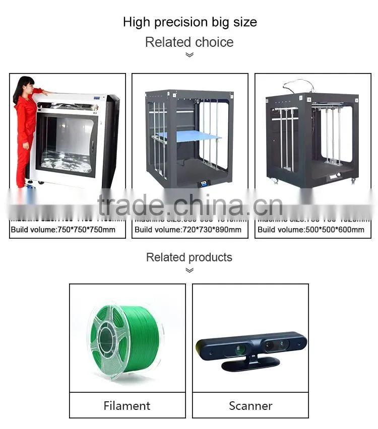 Rapid Prototyping Printer Usage And Digital Printer Type Rapid Prototyping 3D Printer With LED Display