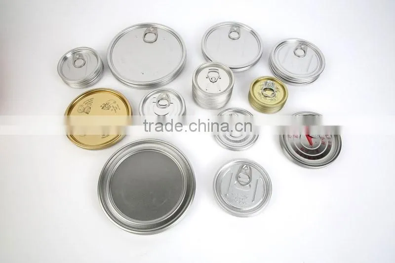 126.5mm 502# tinplate can RCD / penny lever lid with foil can cover wholesale