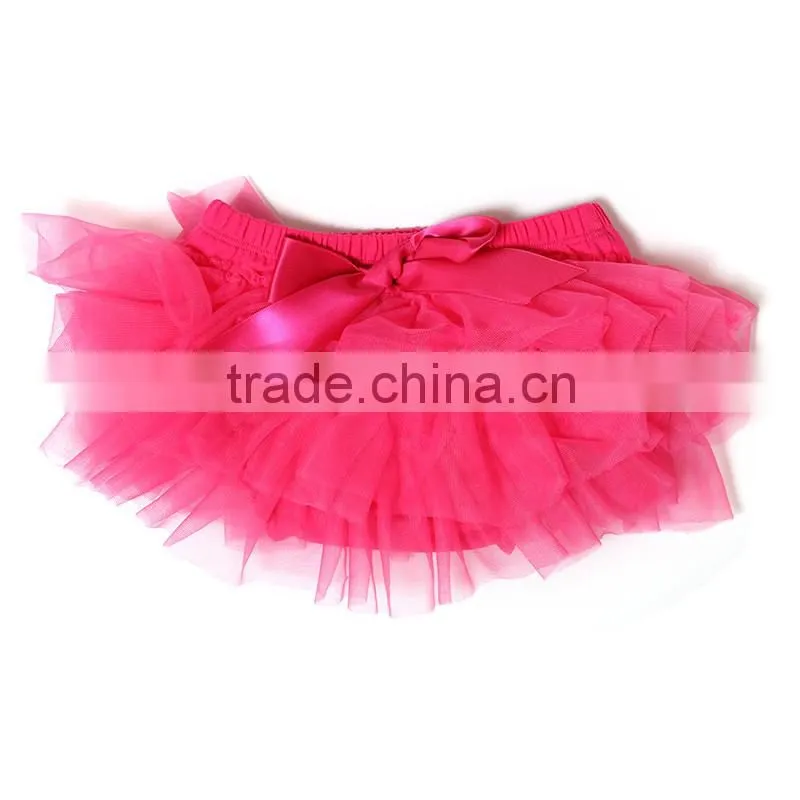 latest design hot wholesale baby girl cotton cheap soild ruffle fashion girls short pants