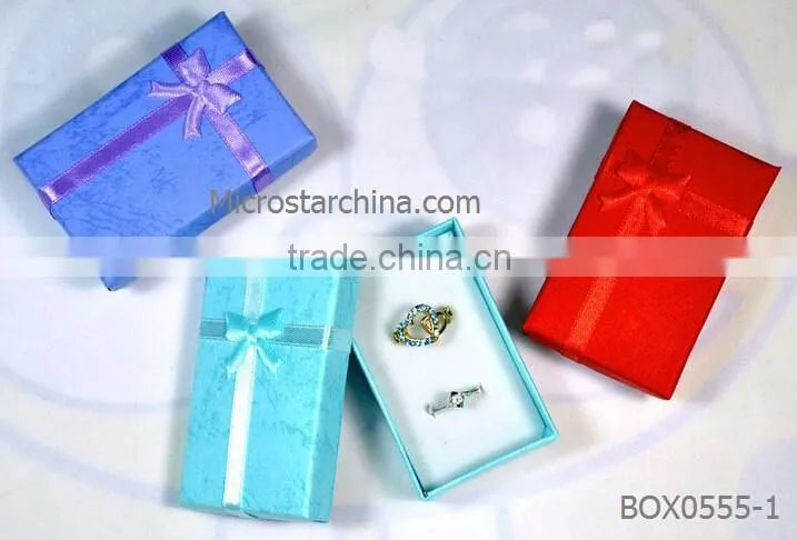 2016 Hot selling black cover fancy packing jewelry box