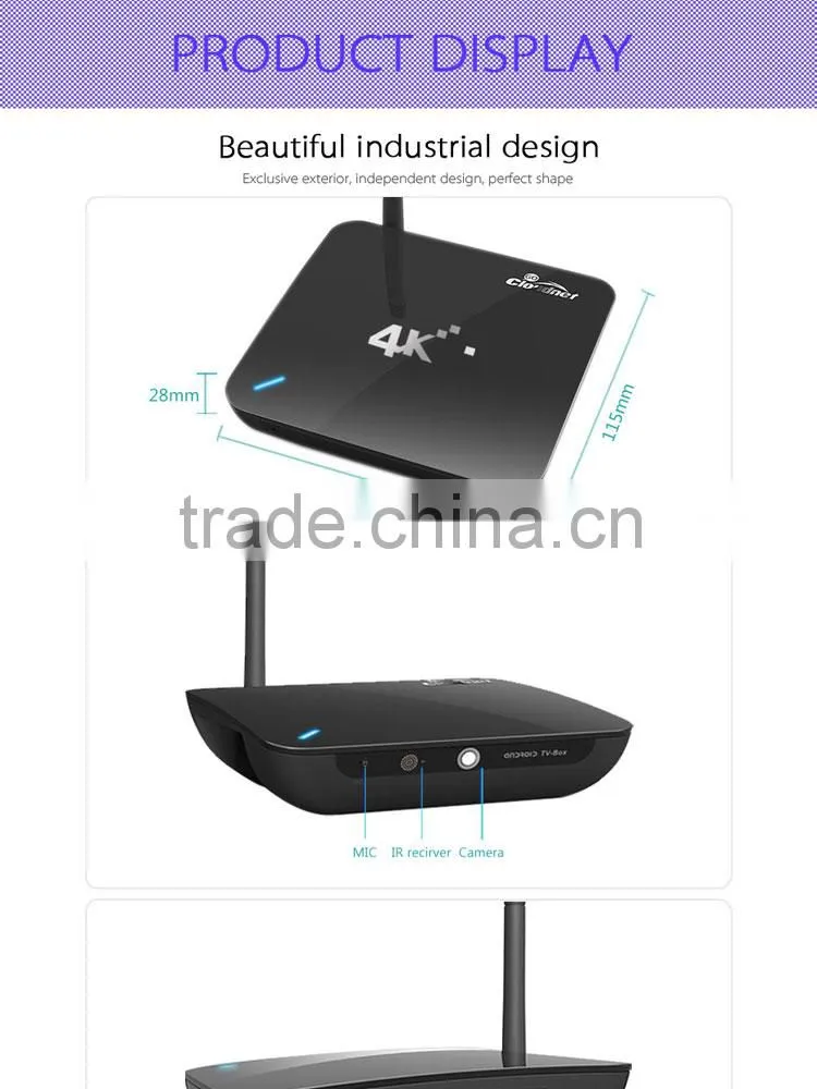 2016 Real Manufature for RK3288 Ultra Quad-core Android TV Box