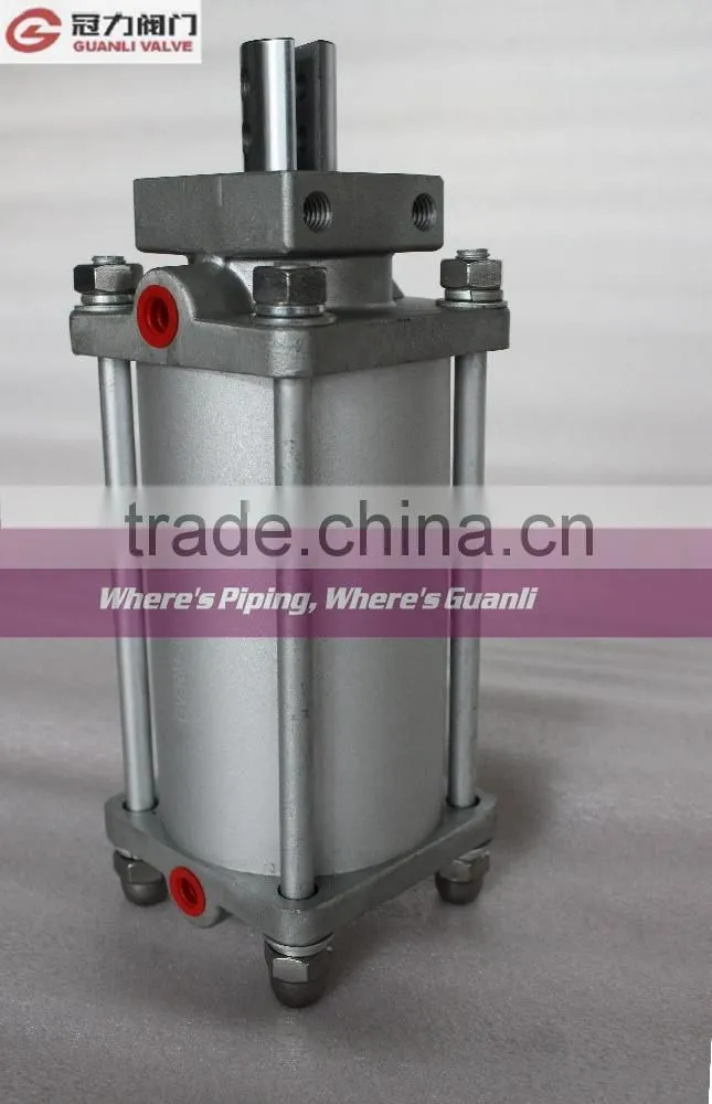 Cast iron Slurry Knife Gate Valve with Pneumatic cylinder