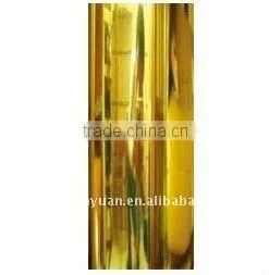 Glossy Golden Film , PET film , decrate pet film