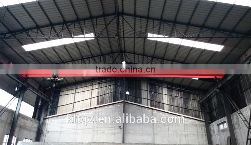 single girder 10 ton electric overhead bridge crane