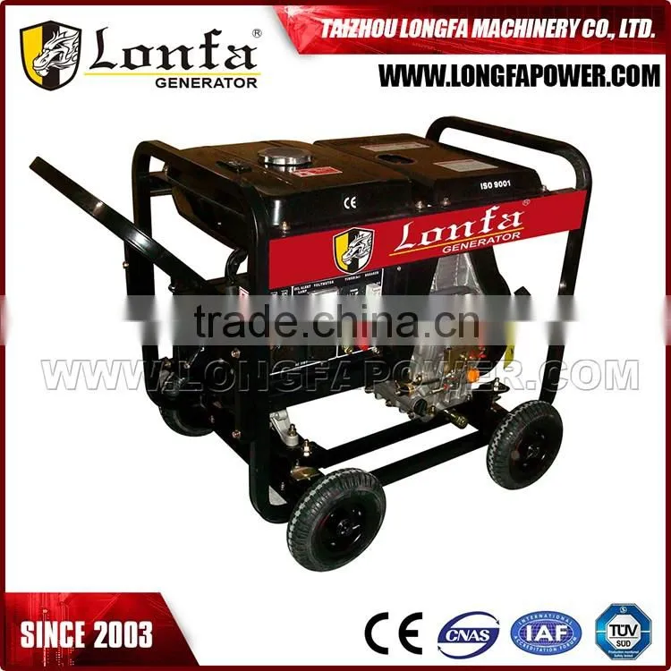 Generator 4kW Open Type Generator Diesel With hands And Wheels